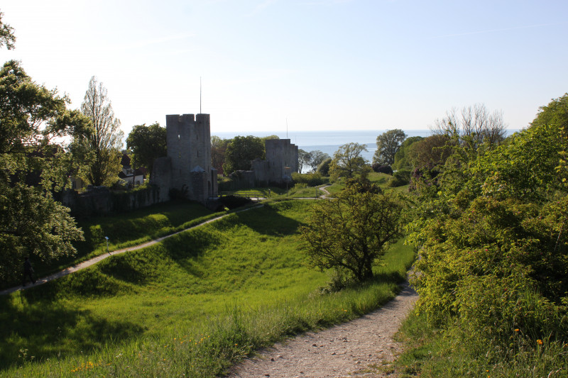 Visby - Noordelijke stadsmuur met de 'Lübecker bres'