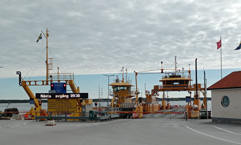 Veerpont bij Fårösund