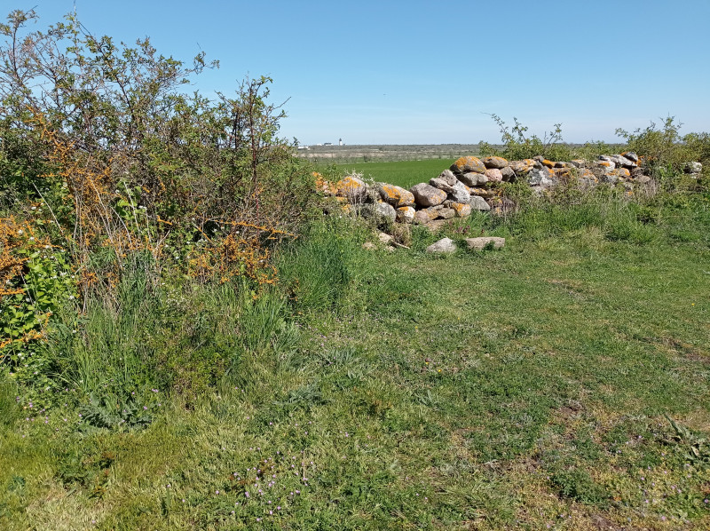 Zuid-Gotland met vuurtoren van Hoburgen in de verte