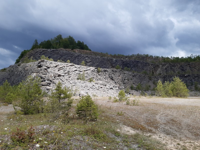 Linkerzijde vanaf plateau niveau 1